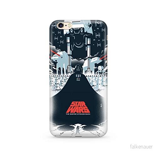 ERT GROUP mobiltelefonfodral för Apple Iphone 6 PLUS originalt och officiellt licensierat Star Wars mönster 023 Vit optimalt anpassad till formen på mobiltelefonen, fodral tillverkad av TPU plast 5903537321523