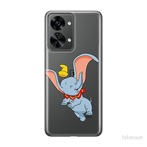 ERT GROUP mobiltelefonfodral för Oneplus NORD 2T 5G originalt och officiellt licensierat Disney mönster Dumbo 015 optimalt anpassad till formen på mobiltelefonen, gedeeltelijk transparant 5905511275372