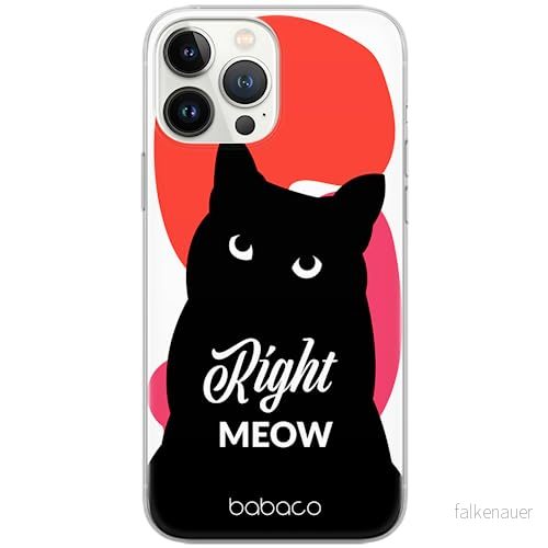 ERT GROUP mobiltelefonfodral för Iphone 13 PRO originalt och officiellt licensierat Babaco mönster Cats 004 optimalt anpassad till formen på mobiltelefonen, fodral tillverkad av TPU plast 5905131115164