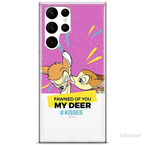 ERT GROUP mobiltelefonfodral för Samsung S22 ULTRA originalt och officiellt licensierat Disney mönster Bambi 012 optimalt anpassad till formen på mobiltelefonen, fodral tillverkad av TPU plast 5904805278211
