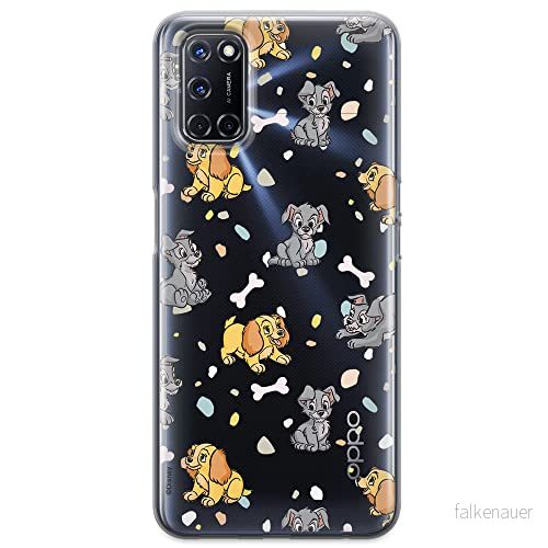 ERT GROUP mobiltelefonfodral för Oppo A92/ A72/ A52 originalt och officiellt licensierat Disney mönster Lady and the Tramp 002 optimalt anpassad till formen på mobiltelefonen, gedeeltelijk transparant 5902980460889