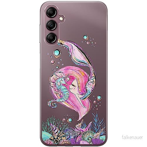 ERT GROUP mobiltelefonfodral för Samsung A14 4G/5G originalt och officiellt licensierat Babaco mönster Ocean 002 optimalt anpassad till formen på mobiltelefonen, gedeeltelijk transparant 5905511825812