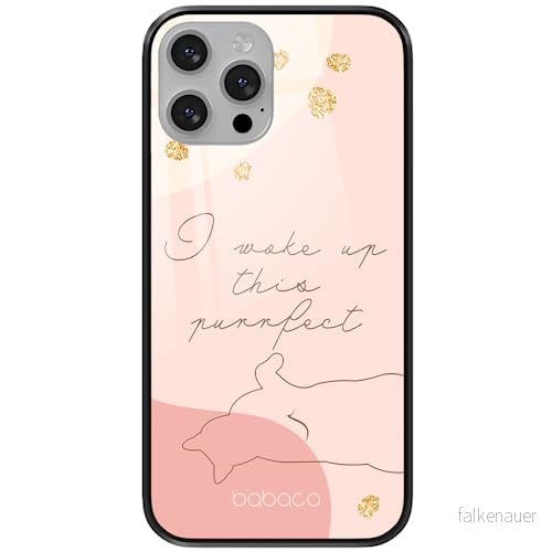 ERT GROUP mobiltelefonfodral för Apple Iphone 13 originalt och officiellt licensierat Babaco mönster Cats 008 tillverkad av härdat glas, skyddsfodral 5905131113023