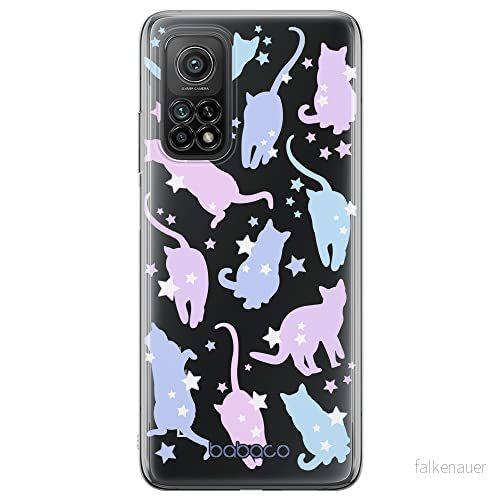 ERT GROUP mobiltelefonfodral för Xiaomi Redmi Note 11T 5G/11S 5G/POCO M4 Pro 5G originalt och officiellt licensierat Babaco mönster Cats 016, gedeeltelijk transparant 5905131104953