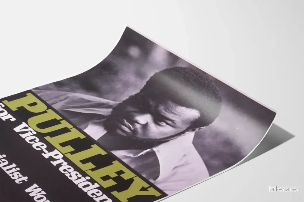 Kampanjposter för Pulley för vice ordförande - Rösta på Socialist Workers - Bild 3