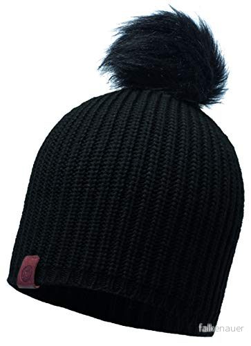 Buff dam stickad Adalwof mössa, svart, en storlek 8428927303417