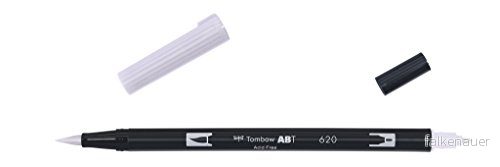 Tombow ABT 620 fiberpenna dubbel borste penna med två spetsar lila 4901991901795