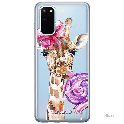 ERT GROUP mobiltelefonfodral för Samsung S20 / S11E originalt och officiellt licensierat Babaco mönster Giraffe 001 optimalt anpassad till formen på mobiltelefonen, gedeeltelijk transparant 5903040443941