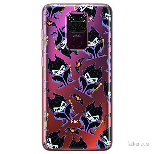 ERT GROUP mobiltelefonfodral för Xiaomi REDMI NOTE 9 originalt och officiellt licensierat Disney mönster Maleficent 004 optimalt anpassad till formen på mobiltelefonen, gedeeltelijk transparant 5905131484765