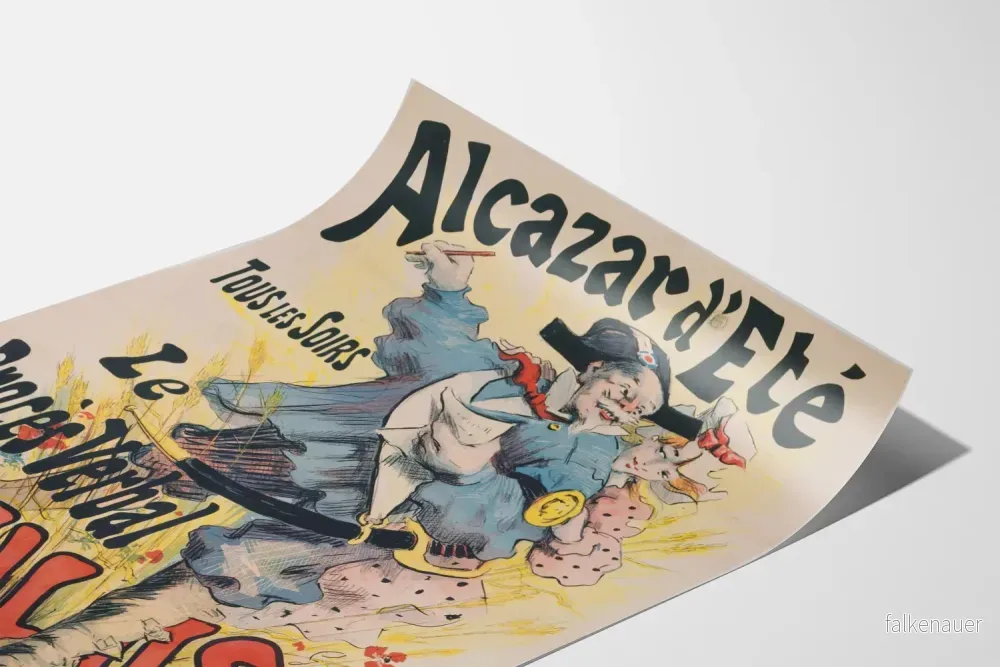 Vintageaffisch Alcazar d'Été av Paulus - Konstnärlig väggdekoration - Bild 3