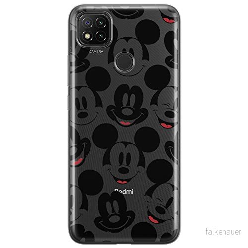 ERT GROUP mobiltelefonfodral för Xiaomi REDMI 9C originalt och officiellt licensierat Disney mönster Mickey 018 optimalt anpassad till formen på mobiltelefonen, gedeeltelijk transparant 5903040274729