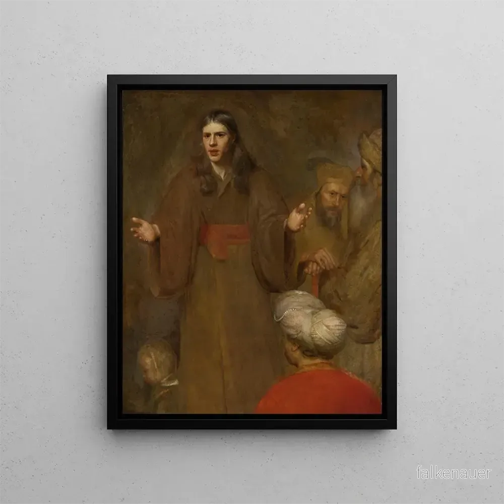 Målning Le Christ bénissant les enfants - Aert de Gelder | Konsttryck