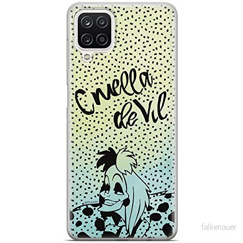 ERT GROUP mobiltelefonfodral för Samsung A12 / M12 originalt och officiellt licensierat Disney mönster Cruella 002 optimalt anpassad till formen på mobiltelefonen, fodral tillverkad av TPU plast 5903040104071