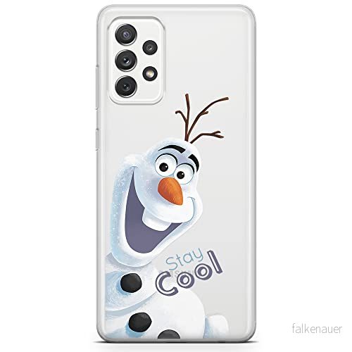 ERT GROUP mobiltelefonfodral för Samsung A33 5G originalt och officiellt licensierat Disney mönster Olaf 001 optimalt anpassad till formen på mobiltelefonen, gedeeltelijk transparant 5904805351839