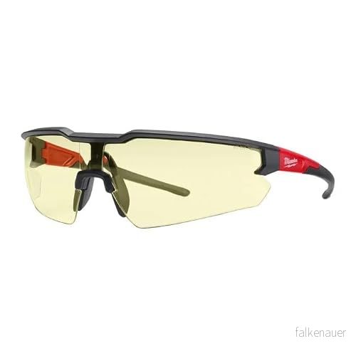 Milwaukee Enhanced Skyddsglasögon - Gul 4058546362096
