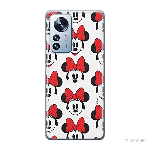 ERT GROUP mobiltelefonfodral för Xiaomi 12 / 12X originalt och officiellt licensierat Disney mönster Minnie 058 optimalt anpassad till formen på mobiltelefonen, fodral tillverkad av TPU plast 5905511484194