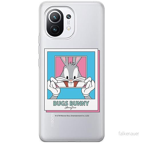 ERT GROUP mobiltelefonfodral för Xiaomi 11 originalt och officiellt licensierat Looney Tunes mönster Bugs 024 optimalt anpassad till formen på mobiltelefonen, gedeeltelijk transparant 5905795089757