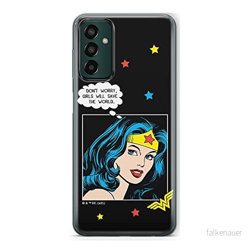 ERT GROUP mobiltelefonfodral för Samsung M13 4G originalt och officiellt licensierat DC mönster Wonder Woman 028 optimalt anpassad till formen på mobiltelefonen, fodral tillverkad av TPU plast 5905511332730
