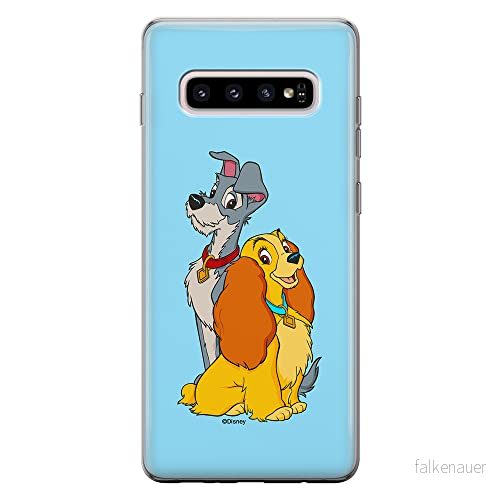 ERT GROUP mobiltelefonfodral för Samsung S10 PLUS originalt och officiellt licensierat Disney mönster Lady and the Tramp 003 anpassad till formen på mobiltelefonen, fodral tillverkad av TPU plast 5905131152190