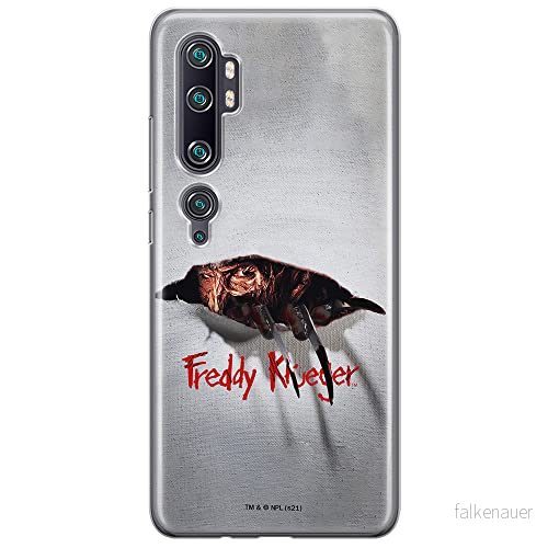 ERT GROUP mobiltelefonfodral för Xiaomi MI NOTE 10 / PRO originalt och officiellt licensierat Horror mönster Nightmare of Elm Street 008, fodral tillverkad av TPU plast 5905511089092