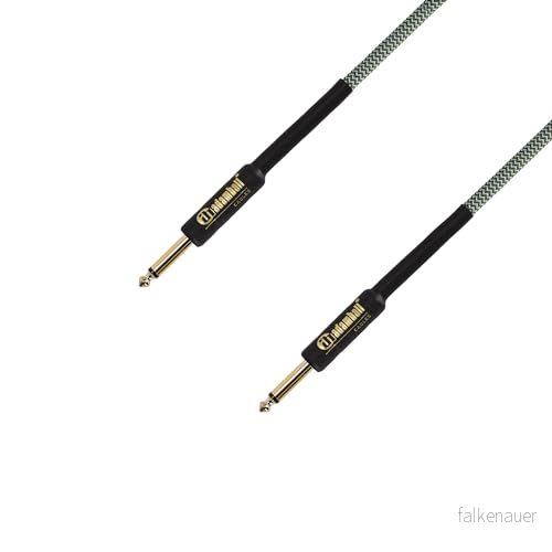 Adam Hall Cables 4 Star instrumentkabel nylonrock teleskop TS, grön, 6 m 4049521903526