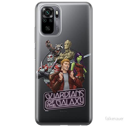 ERT GROUP mobiltelefonfodral för Xiaomi REDMI NOTE 10/ 10S originalt och officiellt licensierat Marvel mönster Guardians of the Galaxy 009, gedeeltelijk transparant 5903537184418