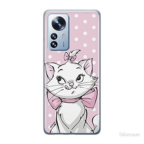 ERT GROUP mobiltelefonfodral för Xiaomi 12 PRO originalt och officiellt licensierat Disney mönster Marie 002 optimalt anpassad till formen på mobiltelefonen, fodral tillverkad av TPU plast 5905511516857