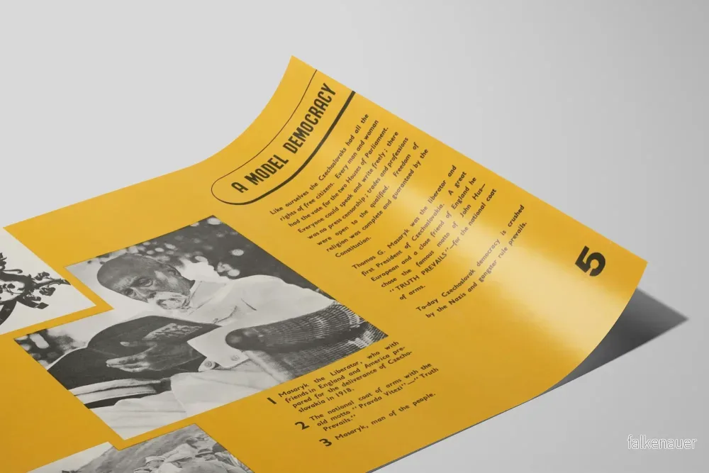 Historisk poster av Tjeckoslovakisk demokratiseringsmodell - Bild 2