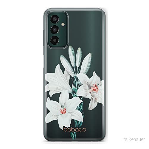 ERT GROUP mobiltelefonfodral för Samsung M13 4G originalt och officiellt licensierat Babaco mönster Flowers 039 optimalt anpassad till formen på mobiltelefonen, gedeeltelijk transparant 5905511336844