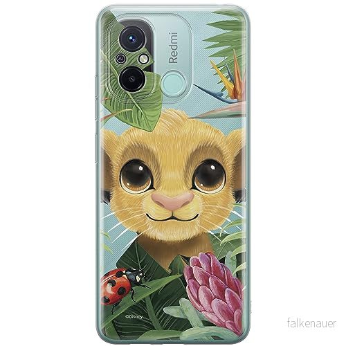 ERT GROUP mobiltelefonfodral för Xiaomi REDMI 12C/ 11A originalt och officiellt licensierat Disney mönster Simba & Friends 002 anpassad till formen på mobiltelefonen, gedeeltelijk transparant 5905511837105