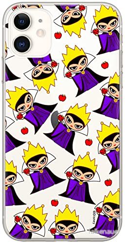 ERT GROUP mobiltelefonfodral för Iphone 11 originalt och officiellt licensierat Disney mönster The Evil Queen 003 optimalt anpassad till formen på mobiltelefonen, gedeeltelijk transparant 5905131469465