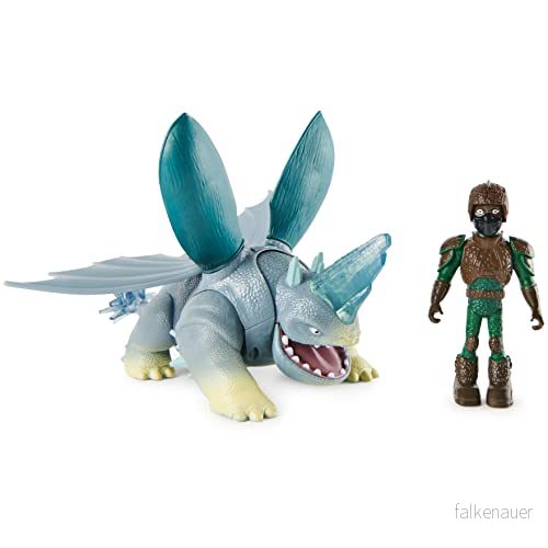 Dragons DreamWorks 9 världar" Adventure Set med drake och ryttare, D'Angelo Plowhorn, för barn från 4 år 778988459959