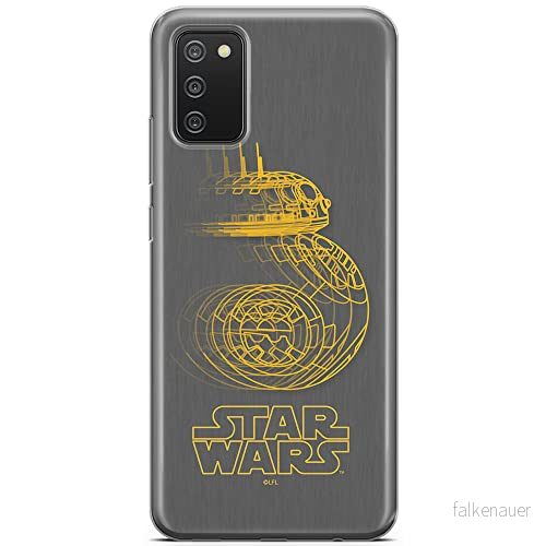 ERT GROUP mobiltelefonfodral för Samsung A02S originalt och officiellt licensierat Star Wars mönster BB 8 007 optimalt anpassad till formen på mobiltelefonen, fodral tillverkad av TPU plast 5903040232415