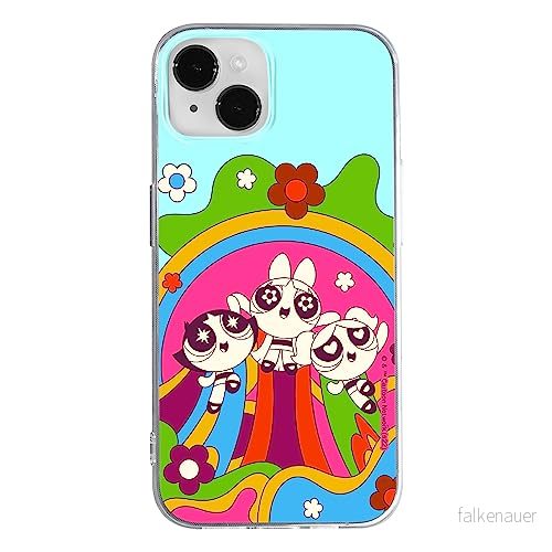 ERT GROUP mobiltelefonfodral för Iphone 14 originalt och officiellt licensierat The Powerpuff Girls mönster 045, fodral tillverkad av TPU plast 5905511988432