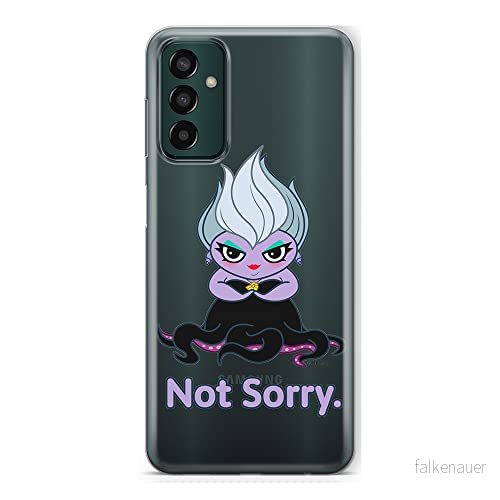 ERT GROUP mobiltelefonfodral för Samsung M13 4G originalt och officiellt licensierat Disney mönster Ursula 004 optimalt anpassad till formen på mobiltelefonen, gedeeltelijk transparant 5905511337544