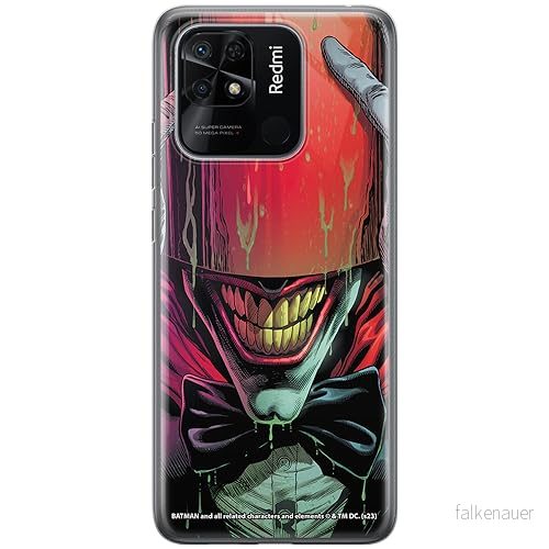 ERT GROUP mobiltelefonfodral för Xiaomi REDMI 10C originalt och officiellt licensierat DC mönster Joker 029 optimalt anpassad till formen på mobiltelefonen, fodral tillverkad av TPU plast 5905795054298
