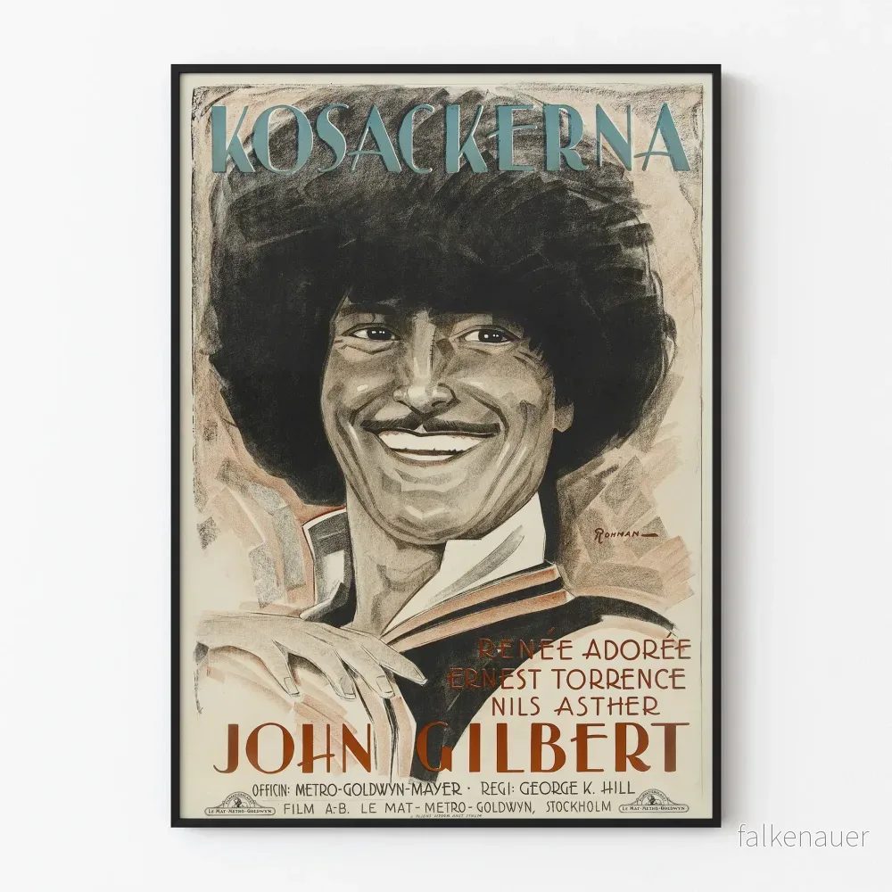 Vintageposter Kosackerna - Klassisk filmväggdekoration