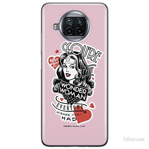 ERT GROUP mobiltelefonfodral för Xiaomi MI 10T LITE/REDMI NOTE 9 PRO 5G originalt och officiellt licensierat DC mönster Wonder Woman 014, fodral tillverkad av TPU plast 5903537161440