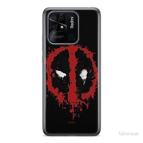 ERT GROUP mobiltelefonfodral för Xiaomi REDMI 10C originalt och officiellt licensierat Marvel mönster Deadpool 013 optimalt anpassad till formen på mobiltelefonen, fodral tillverkad av TPU plast 5905511540999