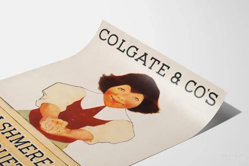 Vintageposter för Colgate & Co:s Cashmere Bouquet - Bild 3