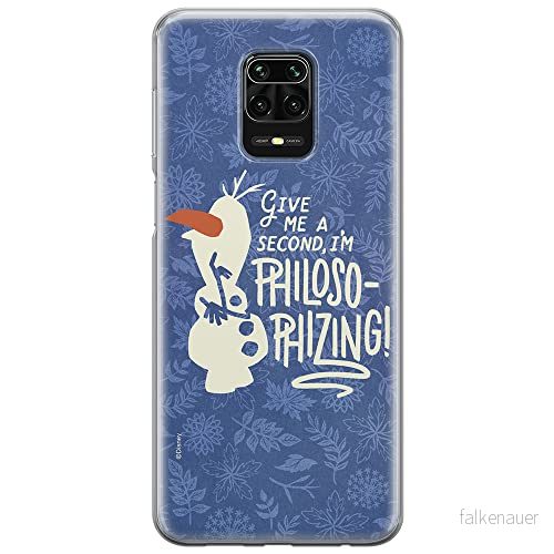 ERT GROUP mobiltelefonfodral för Xiaomi REDMI NOTE 9 PRO/ 9S originalt och officiellt licensierat Disney mönster Olaf 005 optimalt anpassad till formen på mobiltelefonen, gedeeltelijk transparant 5903040313008