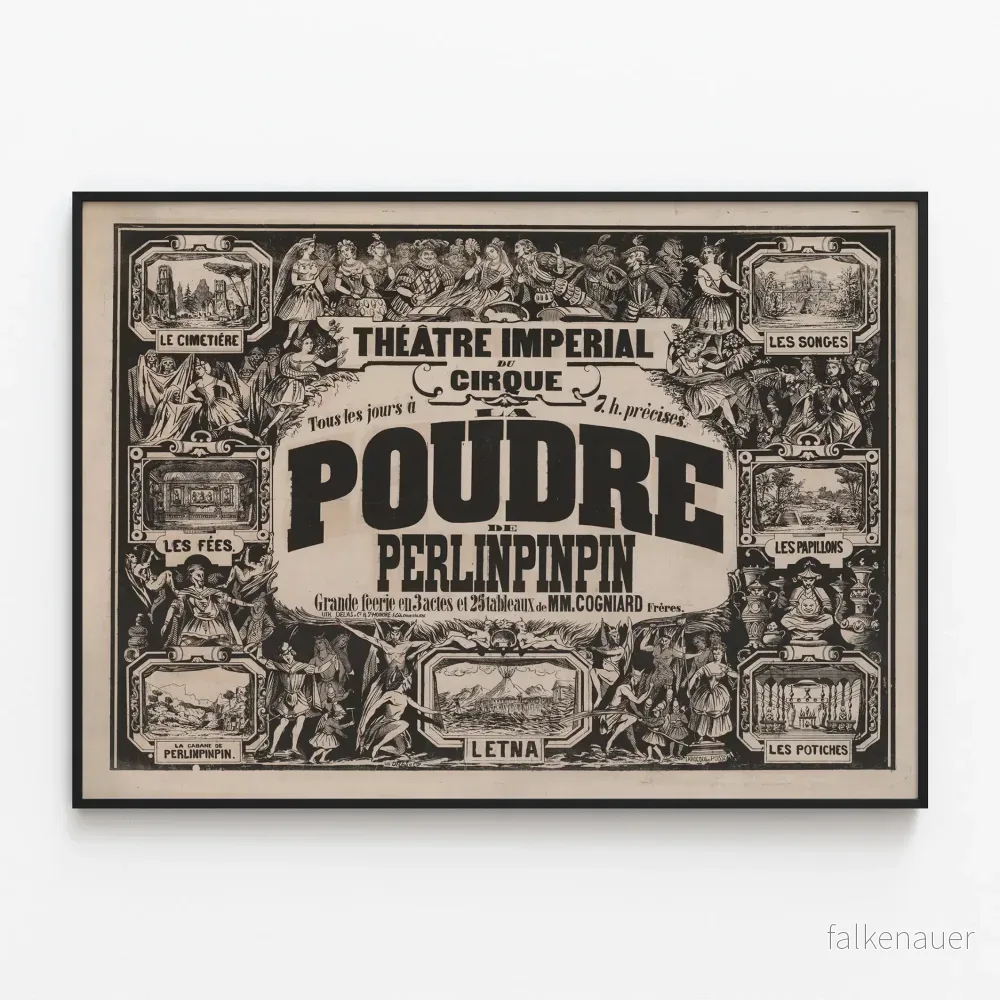 Teaterimperiets cirkusaffisch - Perlinpinpins damm