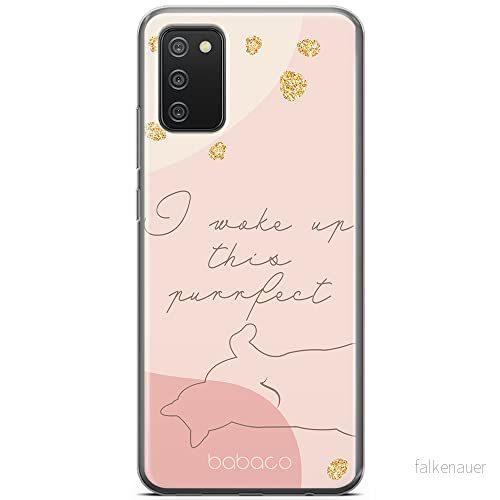 ERT GROUP mobiltelefonfodral för Samsung A02S originalt och officiellt licensierat Babaco mönster Cats 008 optimalt anpassad till formen på mobiltelefonen, fodral tillverkad av TPU plast 5905131106933