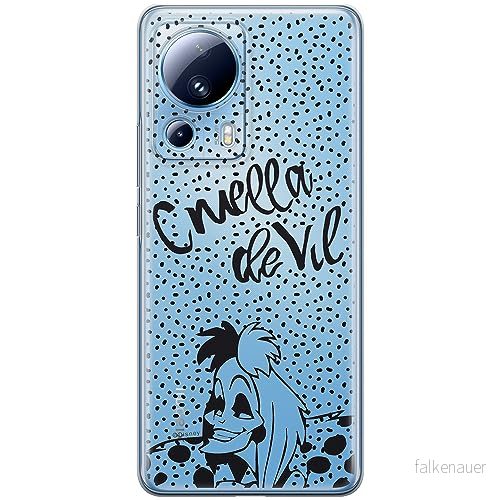 ERT GROUP mobiltelefonfodral för Xiaomi 13 LITE/CIVI 2 originalt och officiellt licensierat Disney mönster Cruella 002 optimalt anpassad till formen på mobiltelefonen, gedeeltelijk transparant 5905511933784