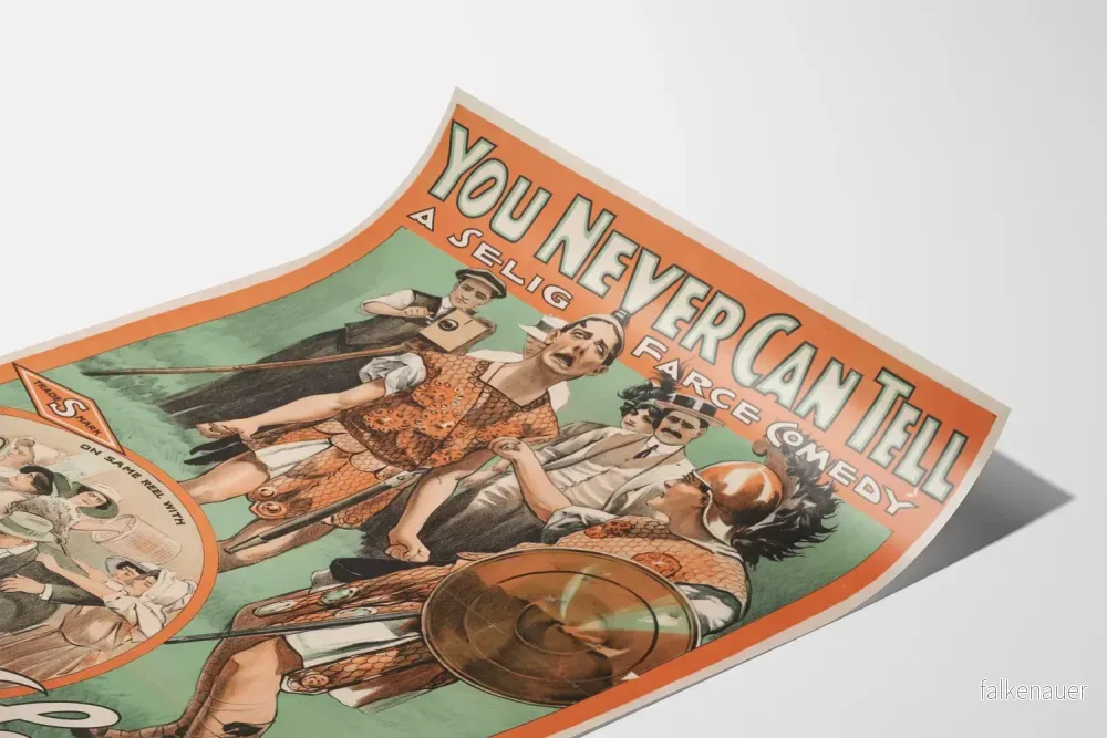 Vintageposter av Burleskkomedi You Never Can Tell - Bild 3