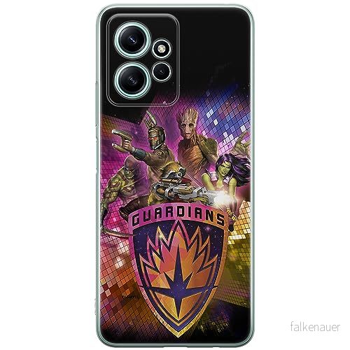 ERT GROUP mobiltelefonfodral för Xiaomi REDMI NOTE 12 4G originalt och officiellt licensierat Marvel mönster Guardians of the Galaxy 013, fodral tillverkad av TPU plast 5905511954475