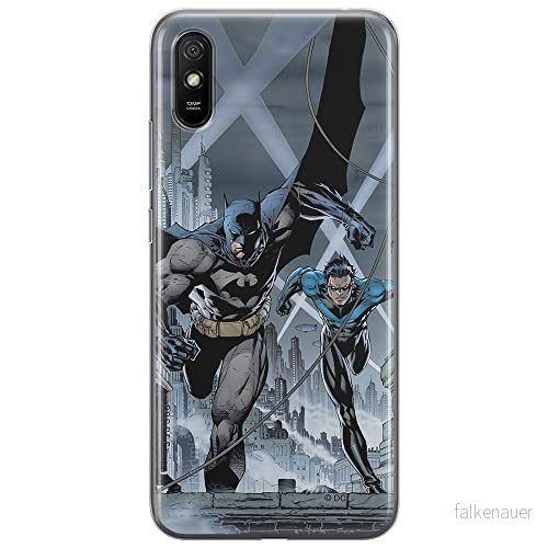 ERT GROUP mobiltelefonfodral för Xiaomi REDMI 9A originalt och officiellt licensierat DC mönster Batman 007 optimalt anpassad till formen på mobiltelefonen, fodral tillverkad av TPU plast 5903932097474