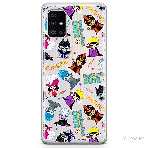 ERT GROUP mobiltelefonfodral för Samsung A51 originalt och officiellt licensierat Disney mönster Villains 008 optimalt anpassad till formen på mobiltelefonen, gedeeltelijk transparant 5905131389299