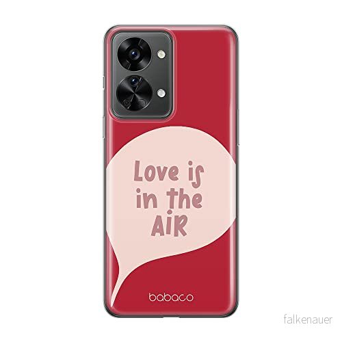ERT GROUP mobiltelefonfodral för Oneplus NORD 2T 5G originalt och officiellt licensierat Babaco mönster Love is in the air 001 anpassad till formen på mobiltelefonen, fodral tillverkad av TPU plast 5905511272043