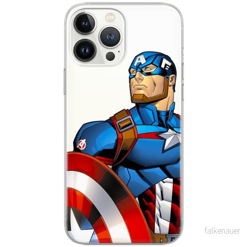 ERT GROUP mobiltelefonfodral för Huawei P30 Lite originalt och officiellt licensierat Marvel mönster Captain America 011 Vit optimalt anpassad till formen på mobiltelefonen, gedeeltelijk transparant 5902980429374